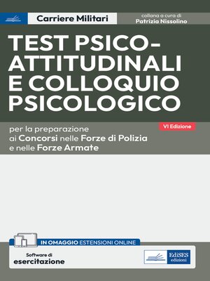 cover image of [EBOOK] Test psico-attitudinali e Colloquio psicologico